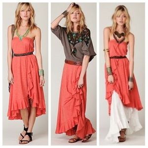 Free People Cascade Convertible Maxi Skirt